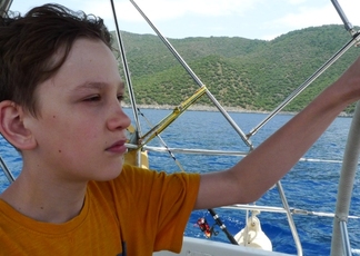 Путешествие на яхте с детьми по Турции